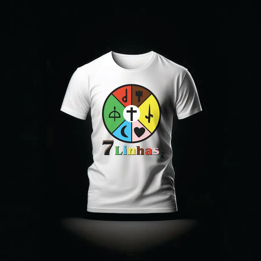 Camiseta 7 Linhas da Umbanda — Rei 7 da Lira
